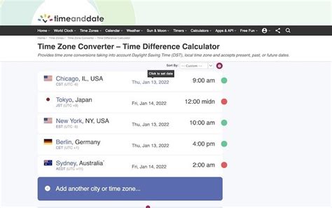 timeandate|time and date converter.